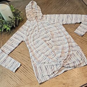 Motherhood Maternity thin hooded sweater XS NWOT